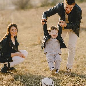 familia en campo